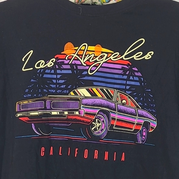 Brisco Los Angeles California CA LA Classic Car Charger Impala Tee Tshirt Size M - Picture 5 of 12